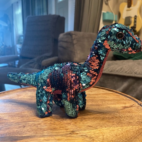🦕 TY Flippables Tremor Dinosaur Sequins Limited Addition! 🦕 - Picture 8 of 15